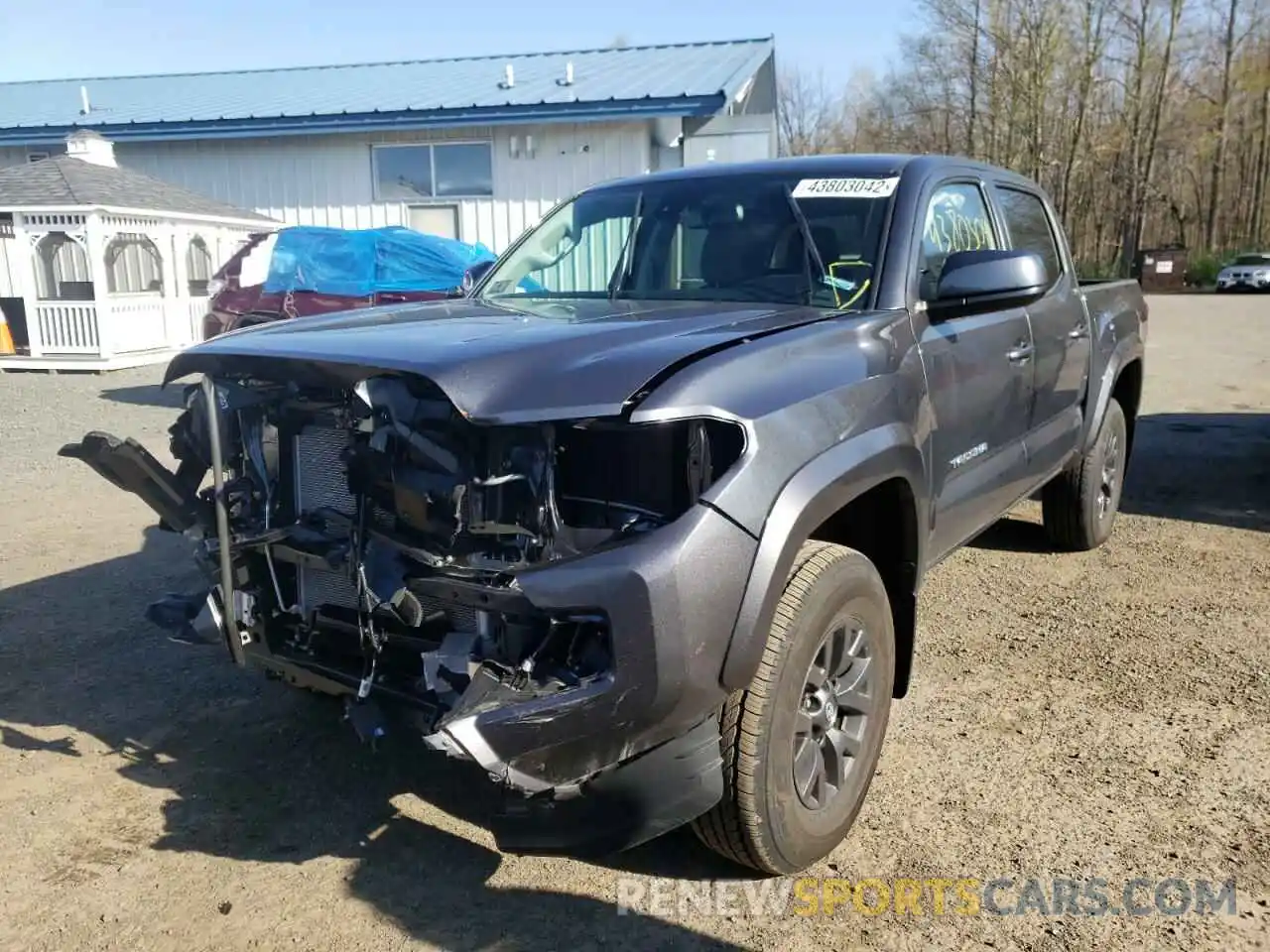 2 Photograph of a damaged car 3TMCZ5AN9MM421874 TOYOTA TACOMA 2021