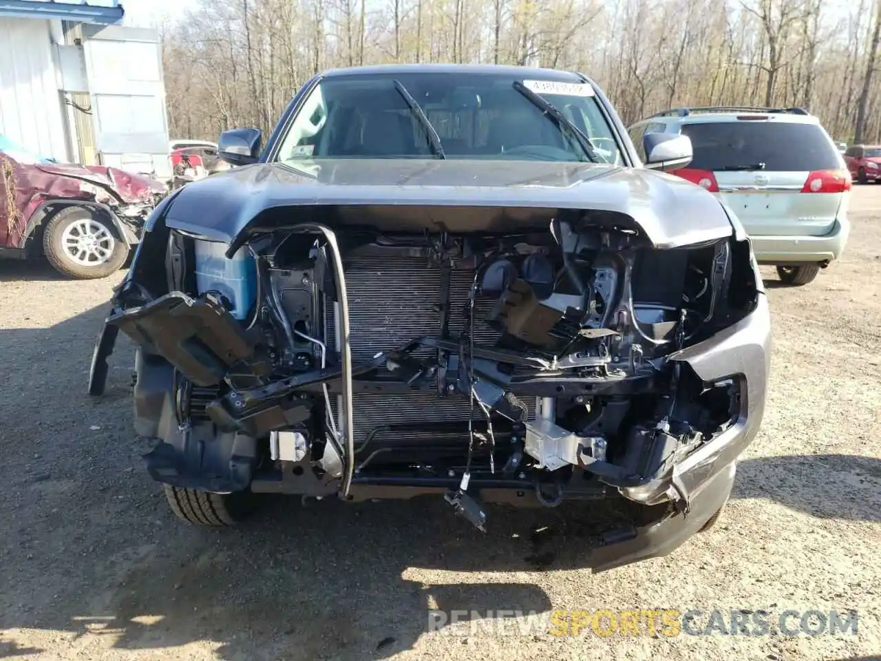 9 Photograph of a damaged car 3TMCZ5AN9MM421874 TOYOTA TACOMA 2021