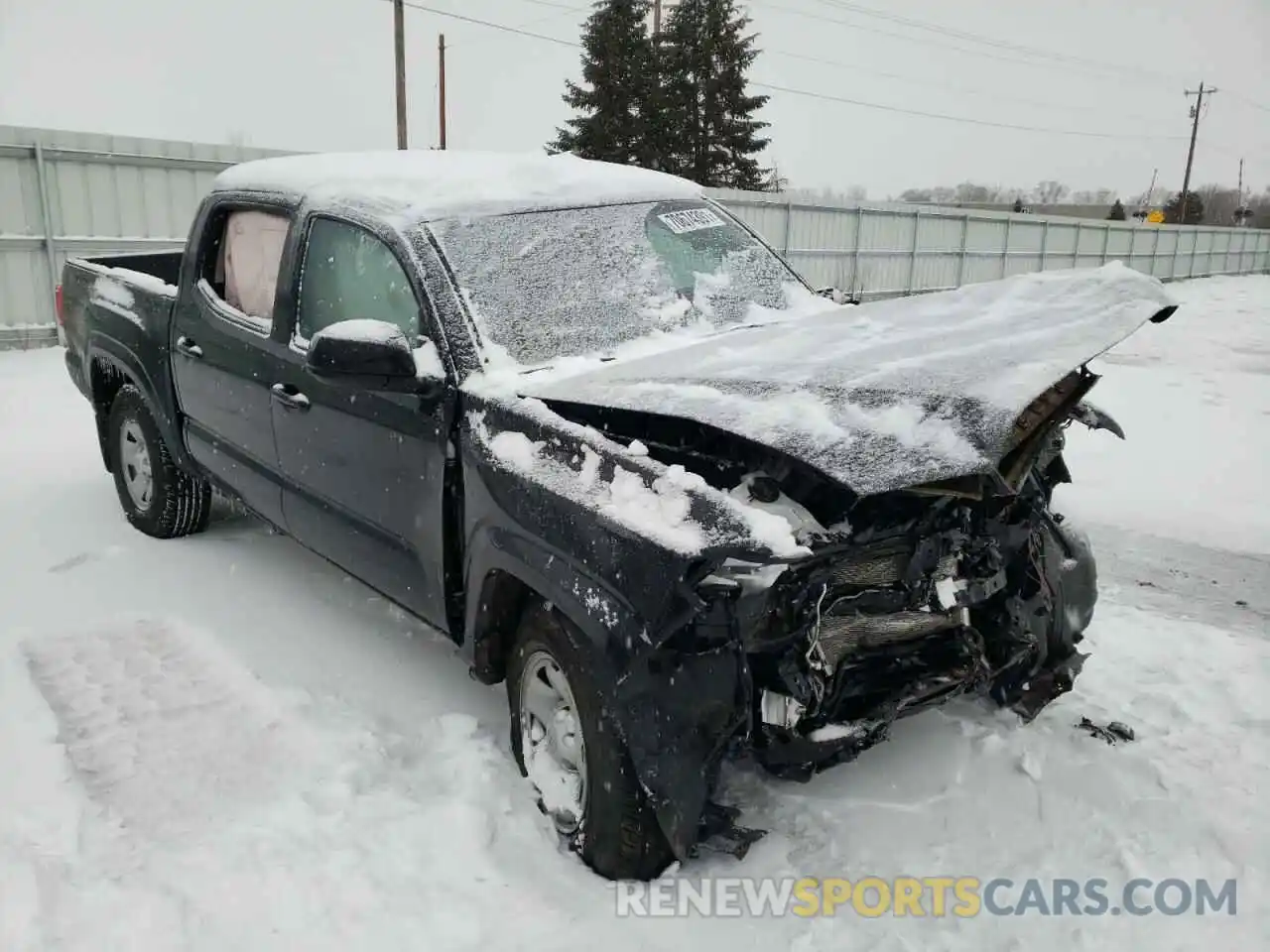 1 Photograph of a damaged car 3TMCZ5AN9MM427383 TOYOTA TACOMA 2021