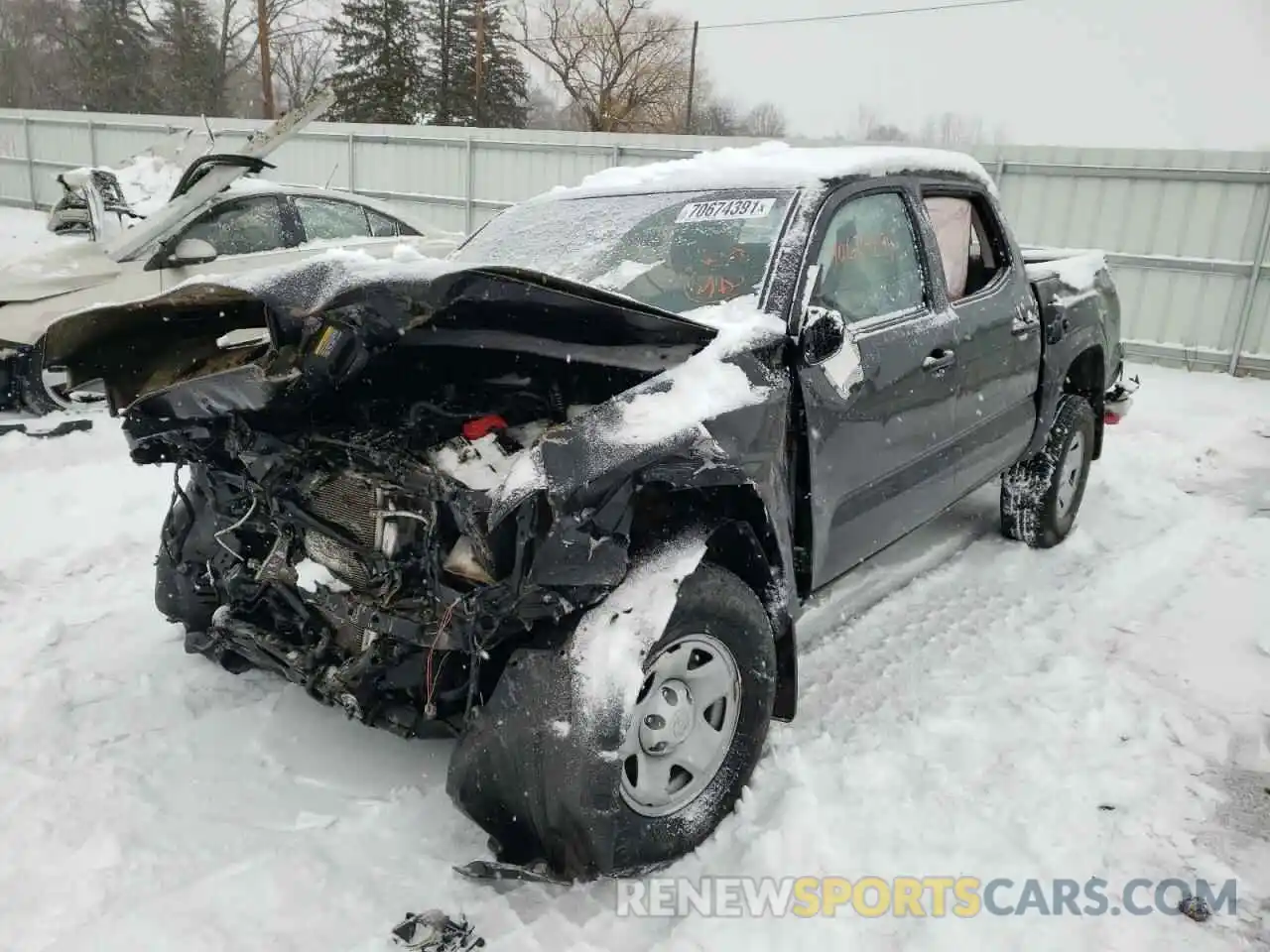 2 Photograph of a damaged car 3TMCZ5AN9MM427383 TOYOTA TACOMA 2021