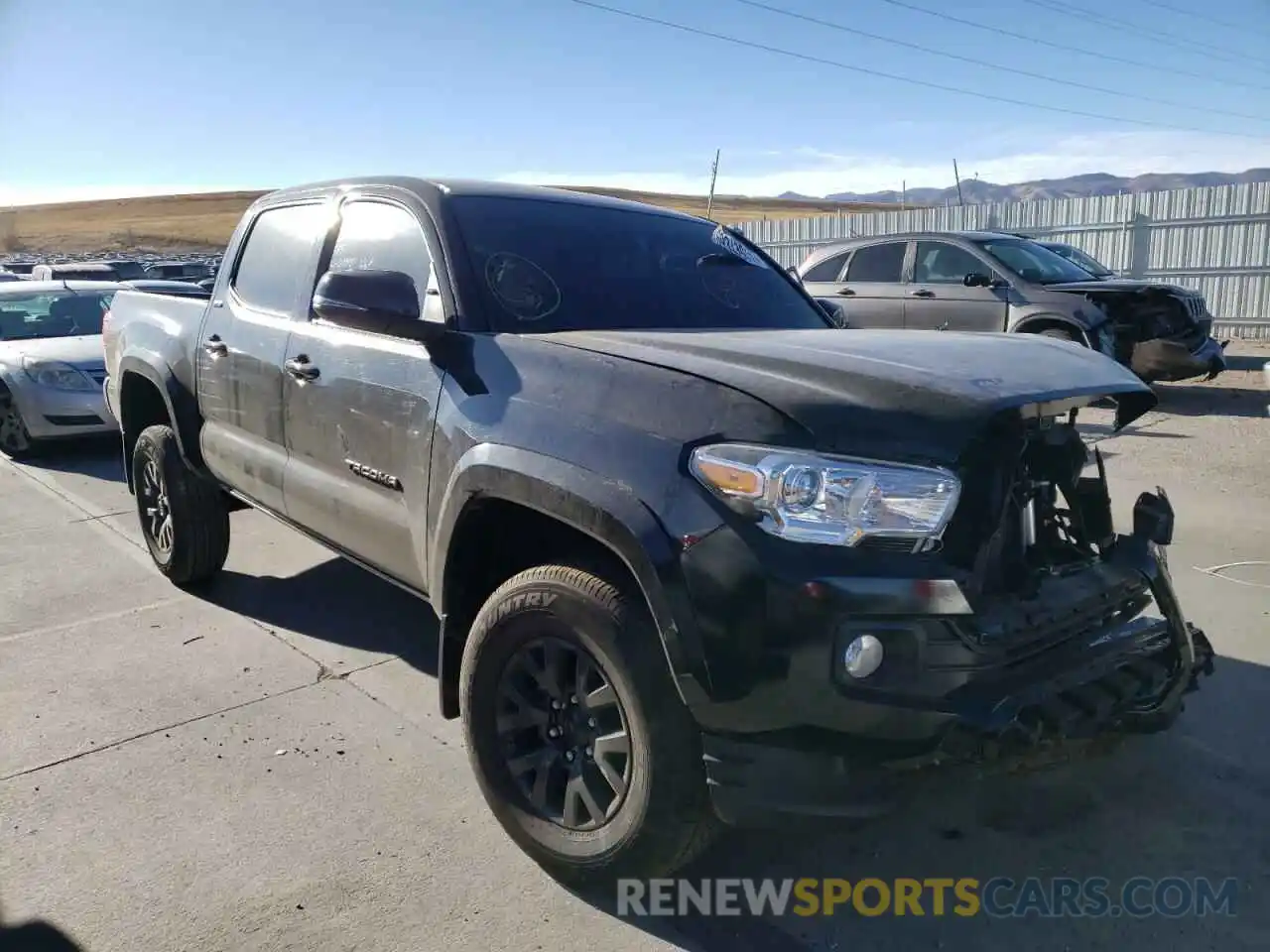 1 Photograph of a damaged car 3TMCZ5AN9MM431546 TOYOTA TACOMA 2021