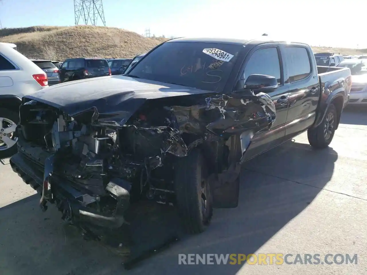 2 Photograph of a damaged car 3TMCZ5AN9MM431546 TOYOTA TACOMA 2021