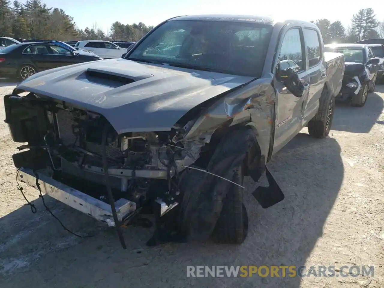 2 Photograph of a damaged car 3TMCZ5AN9MM434768 TOYOTA TACOMA 2021