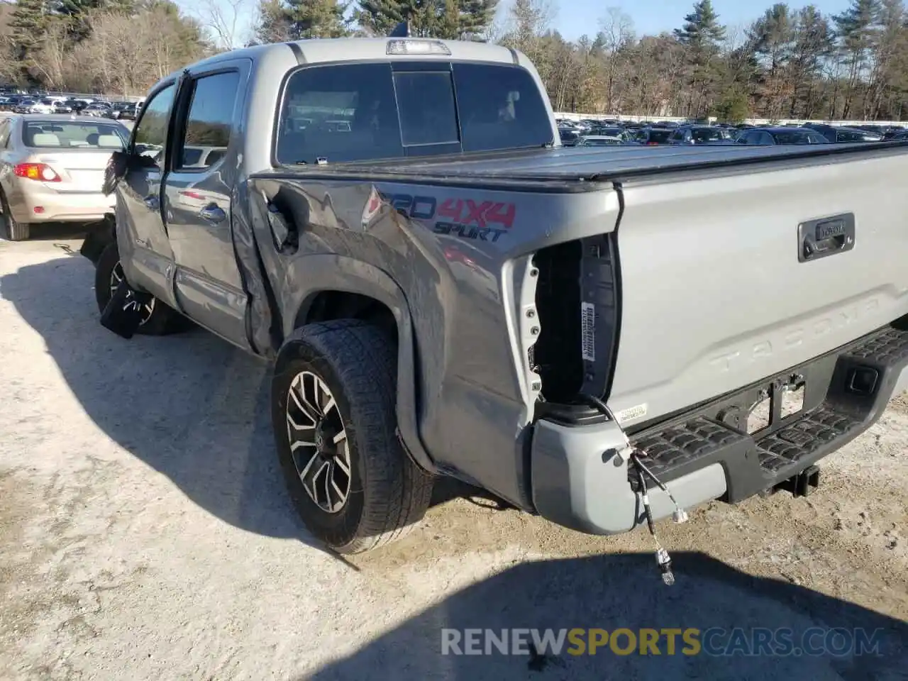 3 Photograph of a damaged car 3TMCZ5AN9MM434768 TOYOTA TACOMA 2021