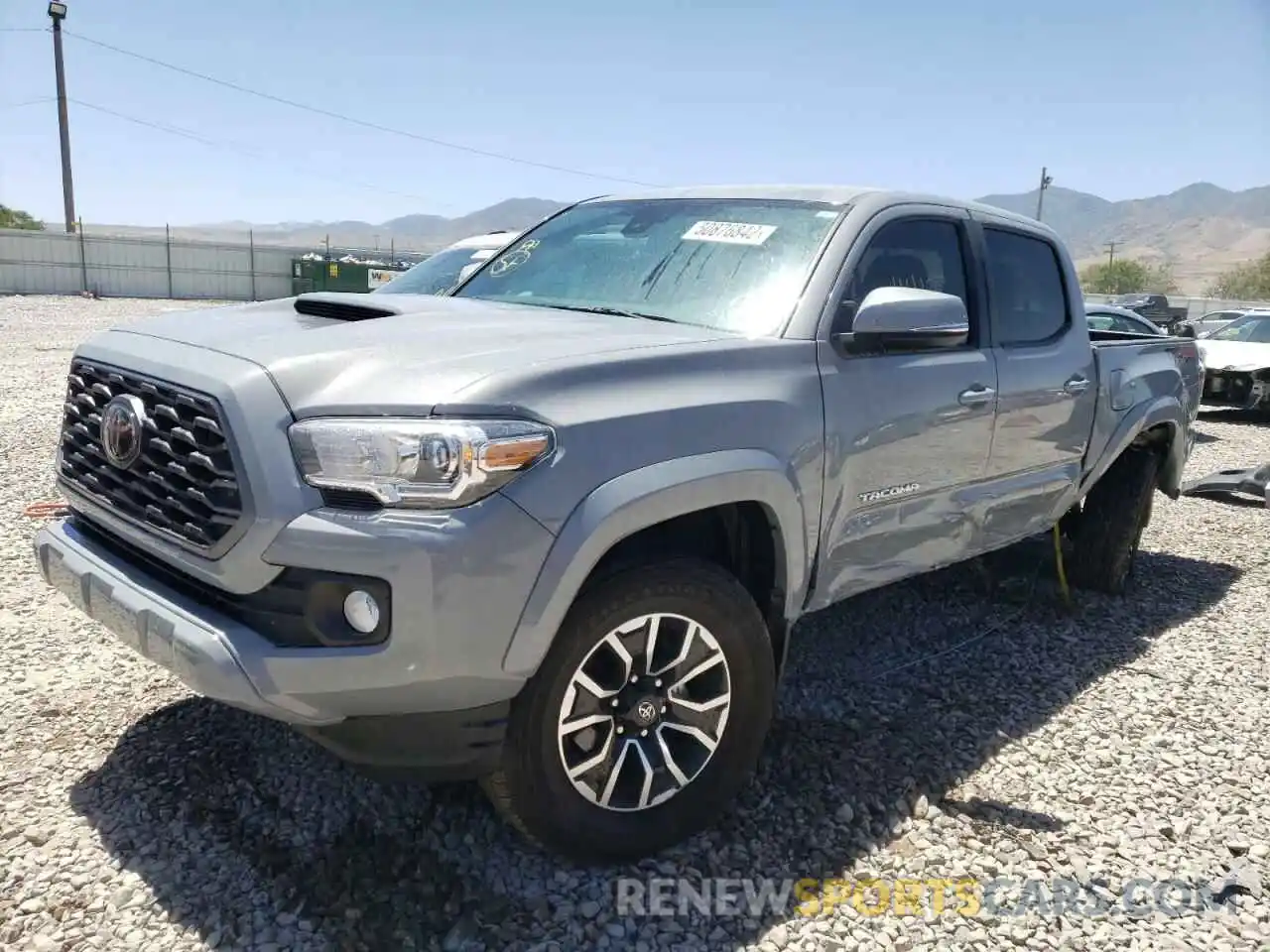 2 Photograph of a damaged car 3TMCZ5AN9MM434821 TOYOTA TACOMA 2021