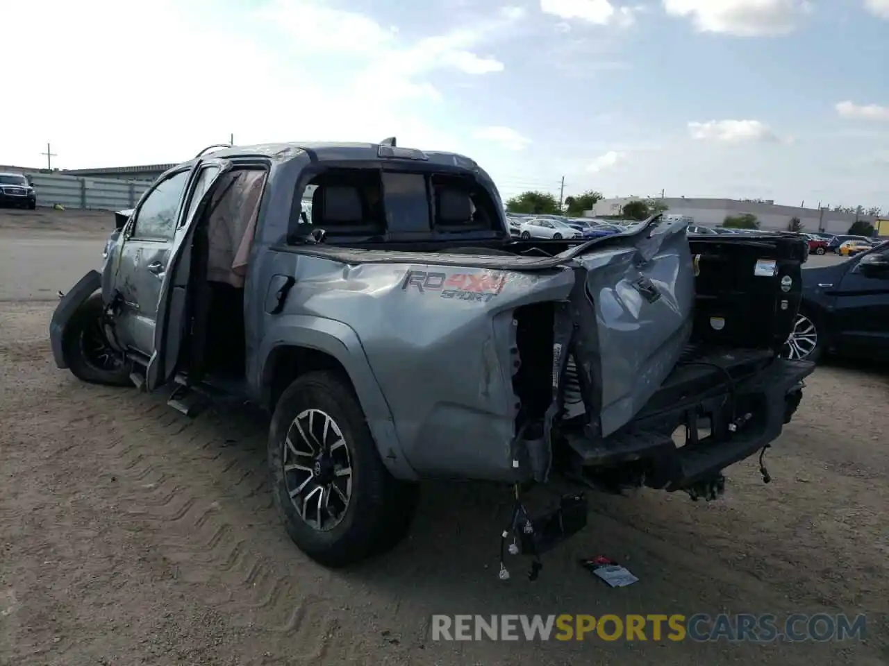 3 Photograph of a damaged car 3TMCZ5AN9MM435371 TOYOTA TACOMA 2021