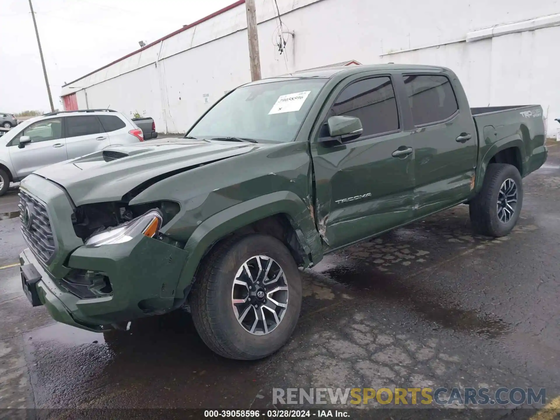 2 Photograph of a damaged car 3TMCZ5AN9MM445446 TOYOTA TACOMA 2021