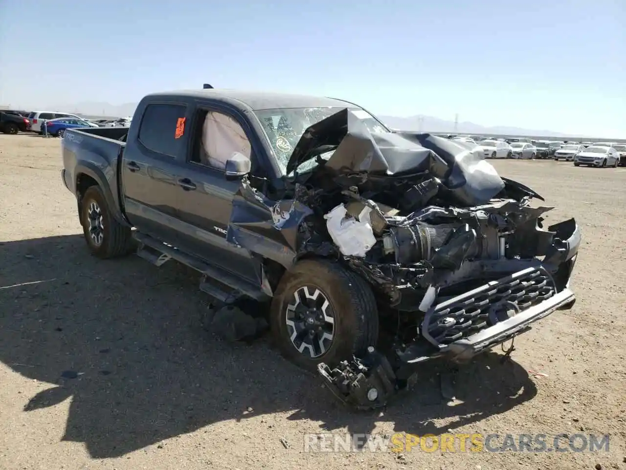 1 Photograph of a damaged car 3TMCZ5AN9MM448654 TOYOTA TACOMA 2021