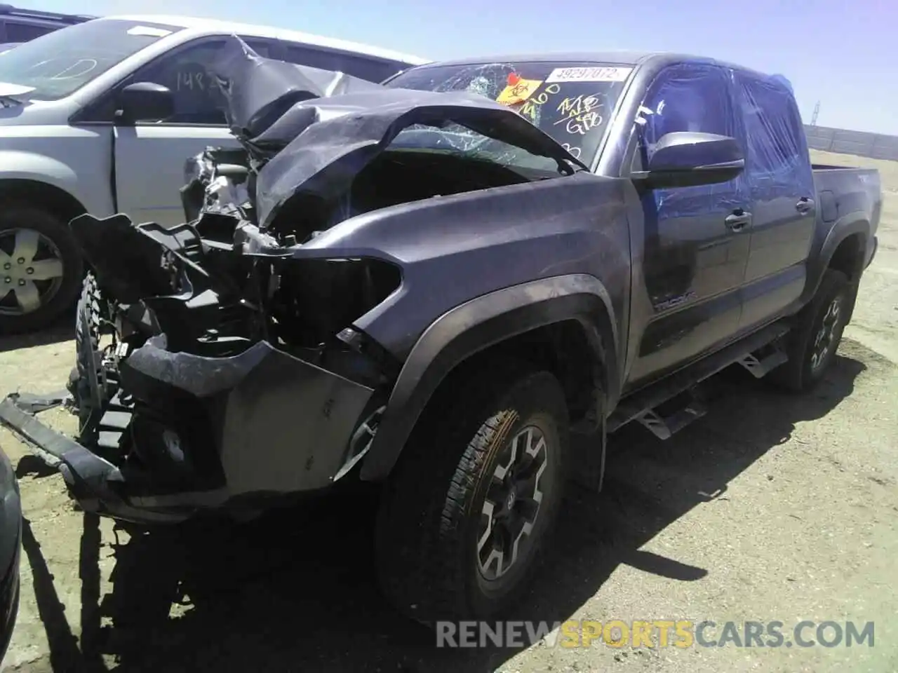 2 Photograph of a damaged car 3TMCZ5AN9MM448654 TOYOTA TACOMA 2021