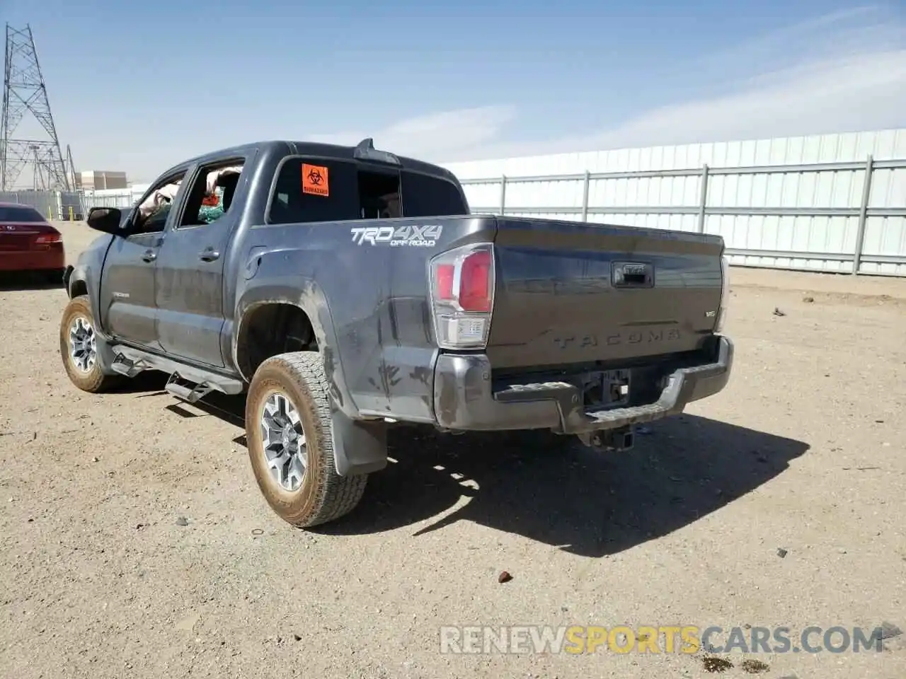 3 Photograph of a damaged car 3TMCZ5AN9MM448654 TOYOTA TACOMA 2021