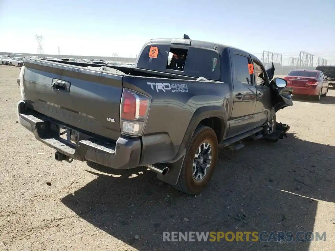 4 Photograph of a damaged car 3TMCZ5AN9MM448654 TOYOTA TACOMA 2021