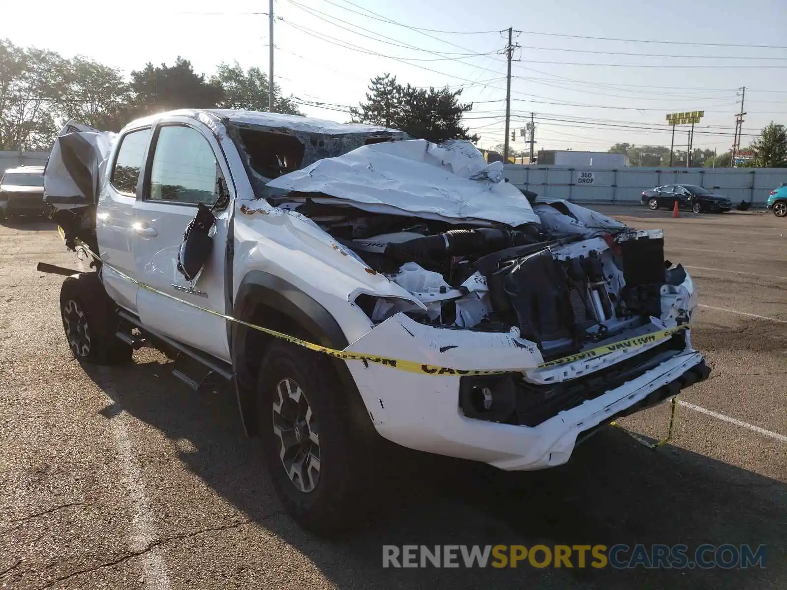 1 Photograph of a damaged car 3TMCZ5ANXMM374158 TOYOTA TACOMA 2021