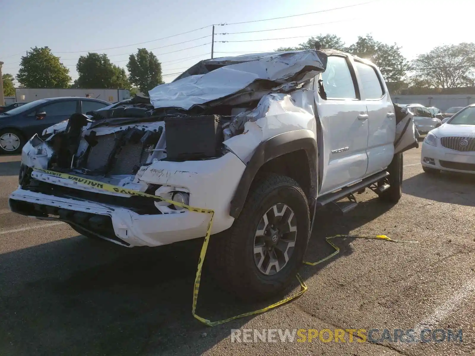 2 Photograph of a damaged car 3TMCZ5ANXMM374158 TOYOTA TACOMA 2021