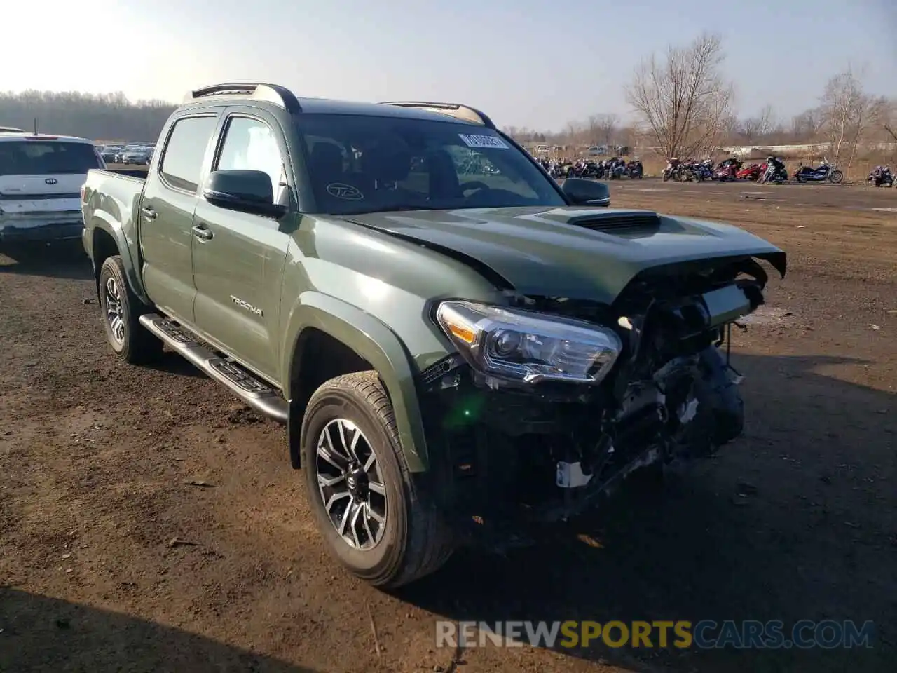 1 Photograph of a damaged car 3TMCZ5ANXMM374581 TOYOTA TACOMA 2021