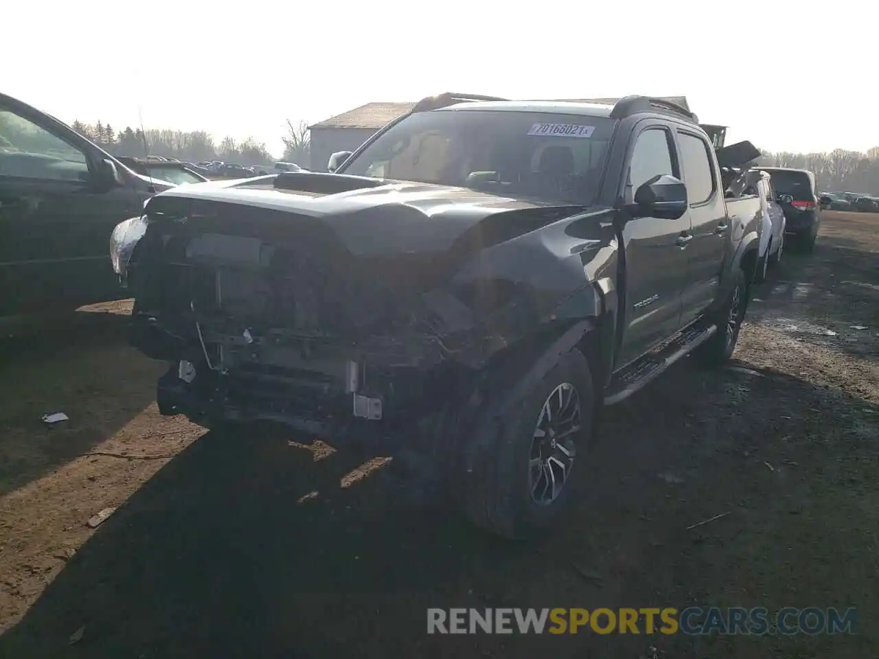 2 Photograph of a damaged car 3TMCZ5ANXMM374581 TOYOTA TACOMA 2021