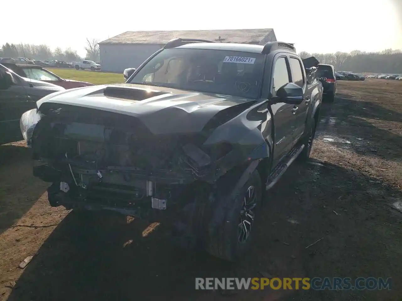 9 Photograph of a damaged car 3TMCZ5ANXMM374581 TOYOTA TACOMA 2021