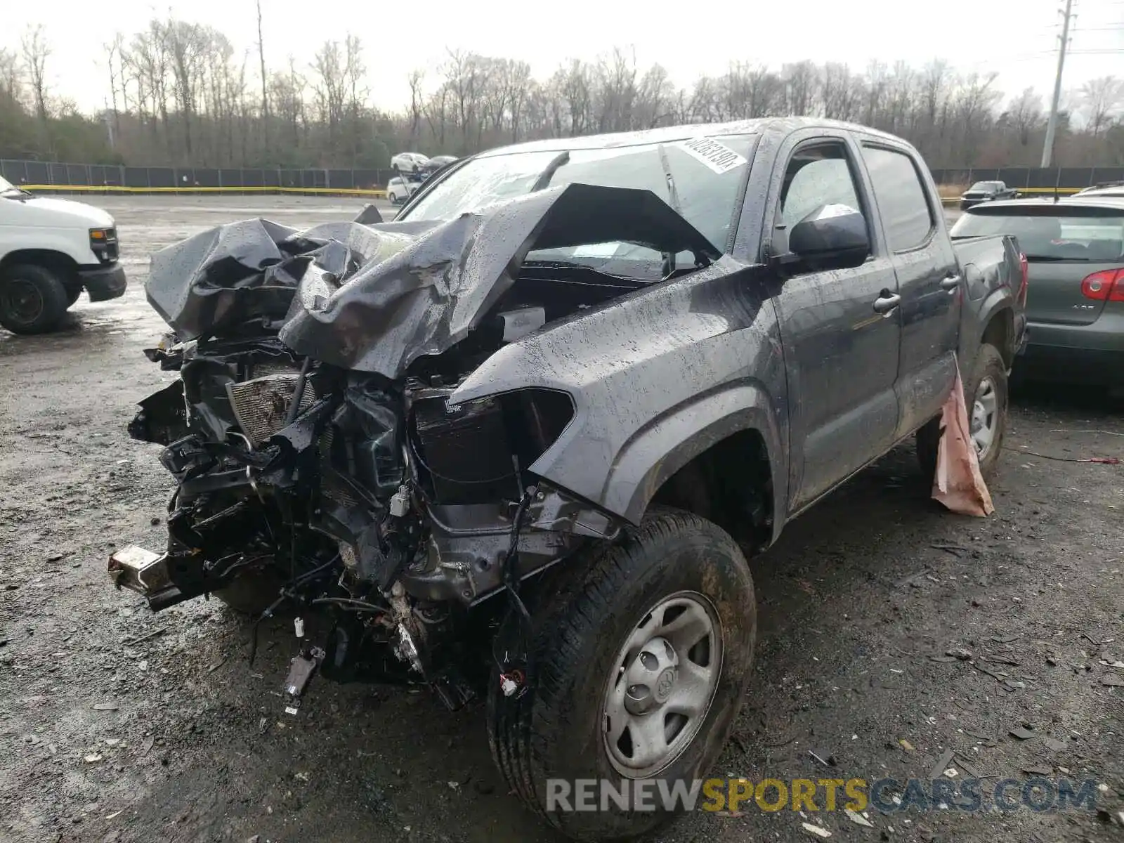 2 Photograph of a damaged car 3TMCZ5ANXMM376699 TOYOTA TACOMA 2021