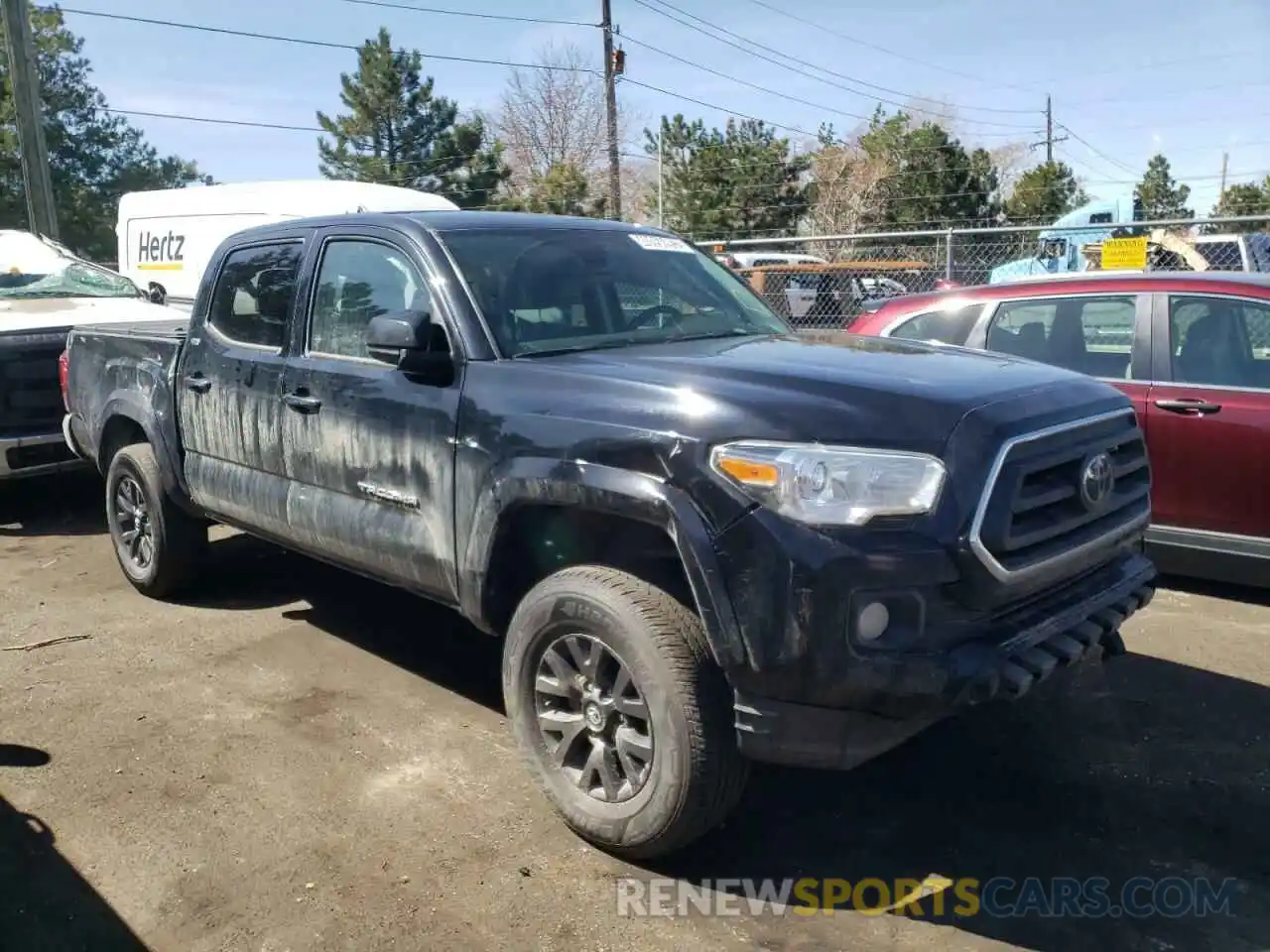 9 Photograph of a damaged car 3TMCZ5ANXMM380123 TOYOTA TACOMA 2021