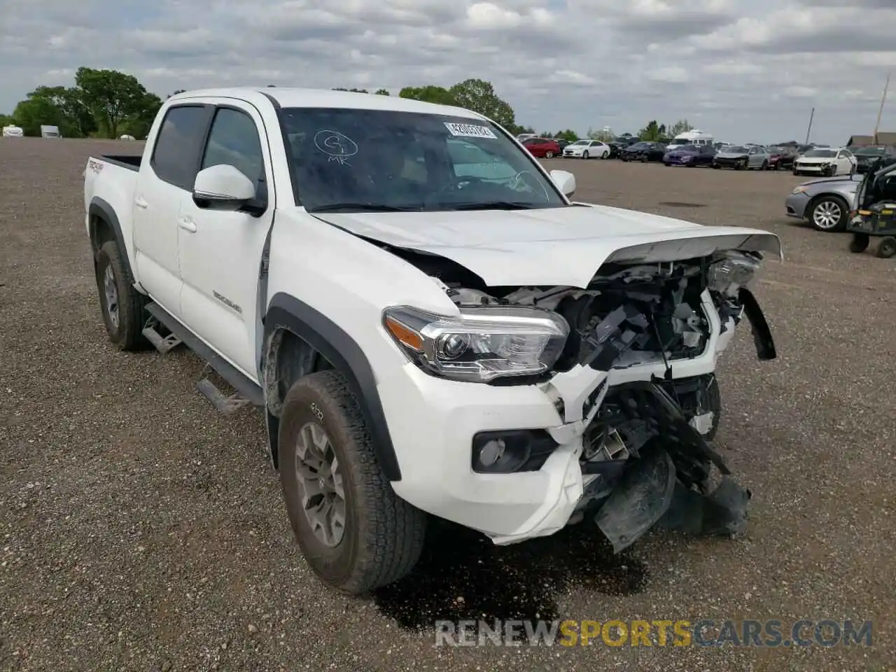 1 Photograph of a damaged car 3TMCZ5ANXMM382437 TOYOTA TACOMA 2021