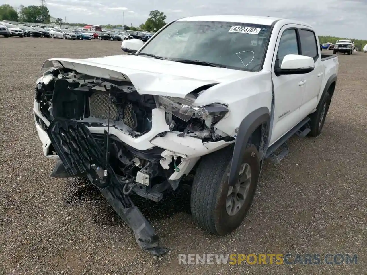 2 Photograph of a damaged car 3TMCZ5ANXMM382437 TOYOTA TACOMA 2021