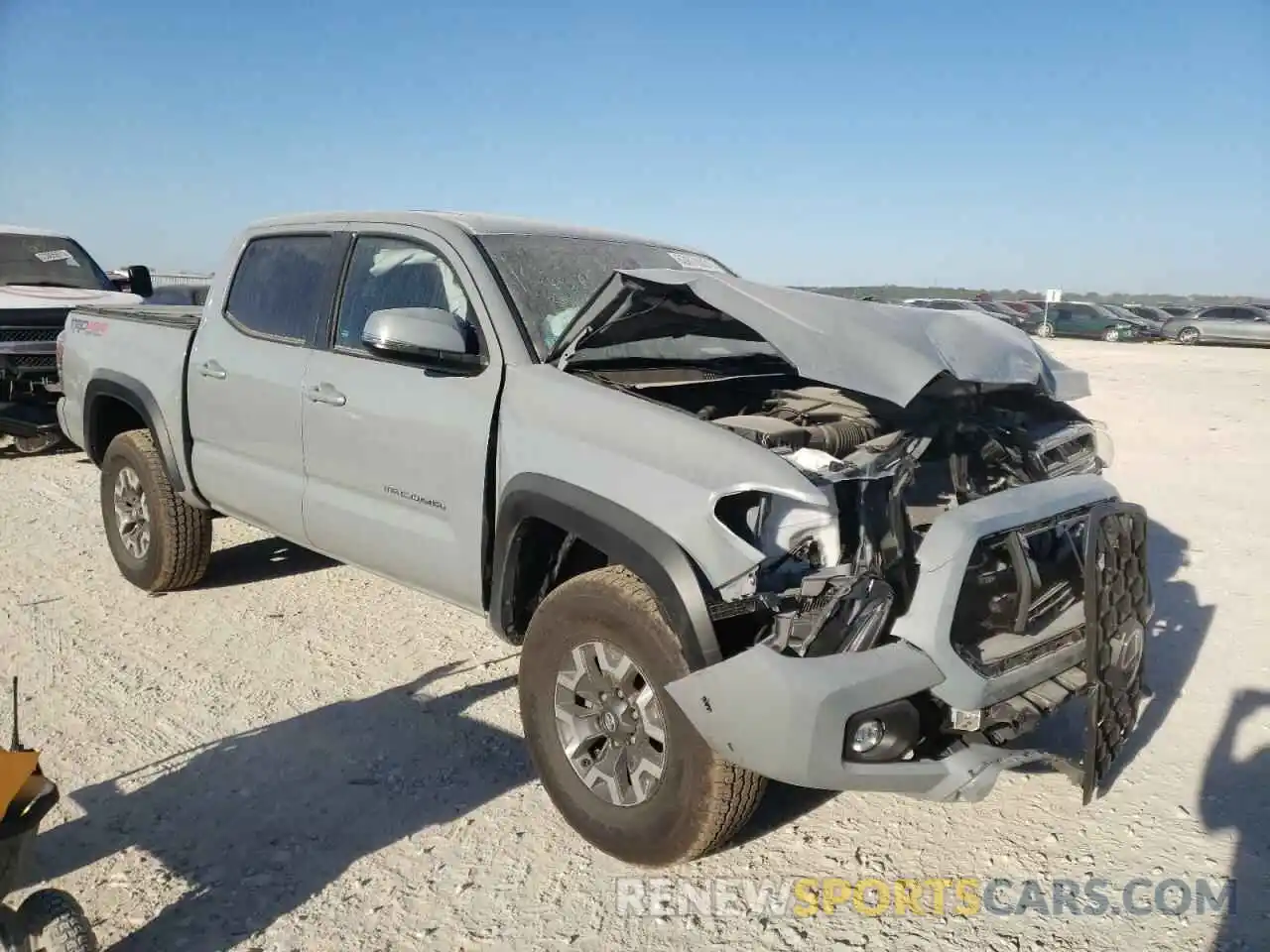 1 Photograph of a damaged car 3TMCZ5ANXMM384446 TOYOTA TACOMA 2021