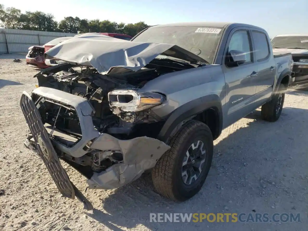 2 Photograph of a damaged car 3TMCZ5ANXMM384446 TOYOTA TACOMA 2021