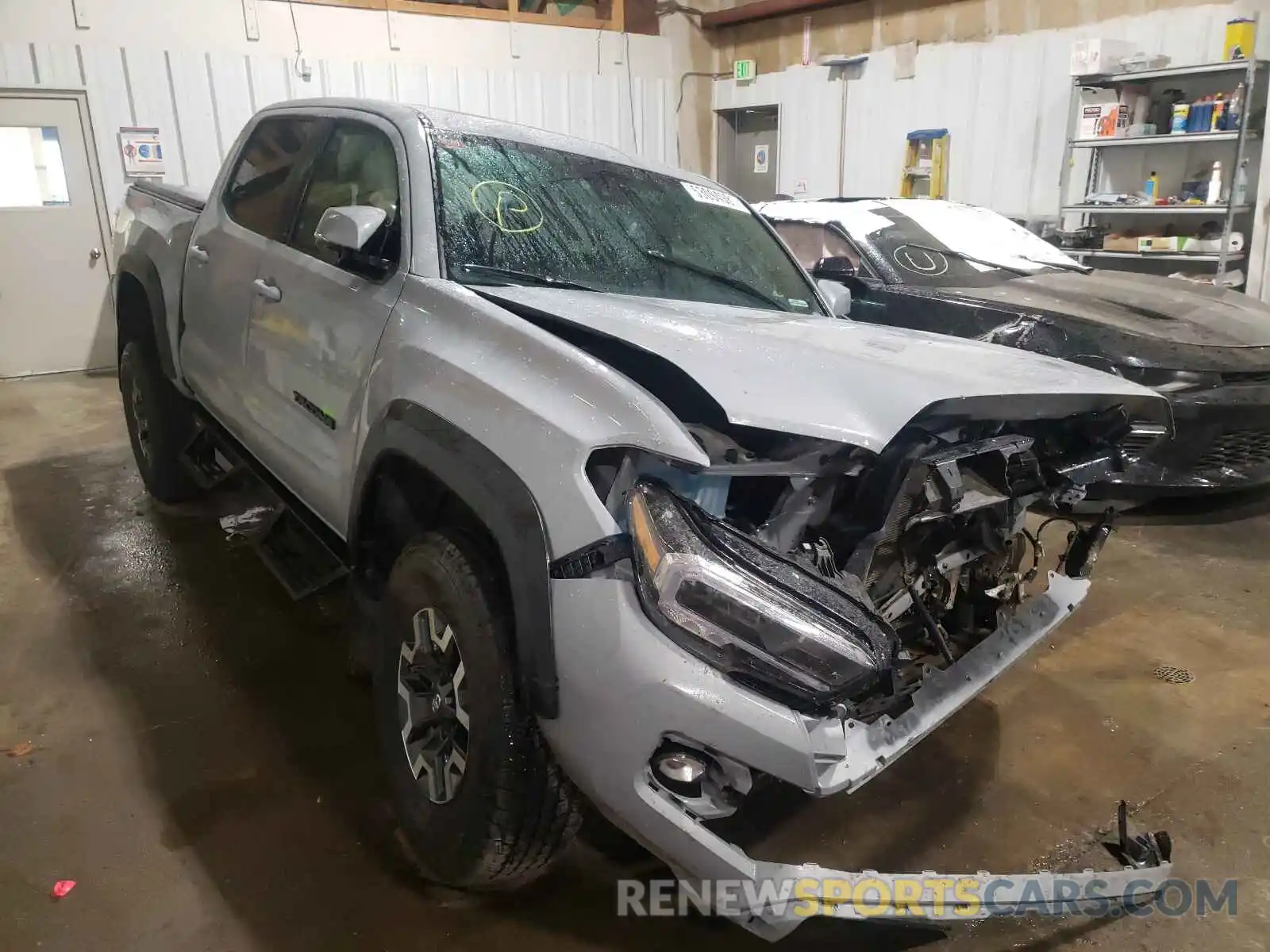 1 Photograph of a damaged car 3TMCZ5ANXMM385547 TOYOTA TACOMA 2021