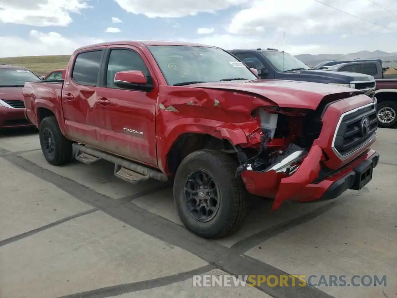 1 Photograph of a damaged car 3TMCZ5ANXMM386603 TOYOTA TACOMA 2021