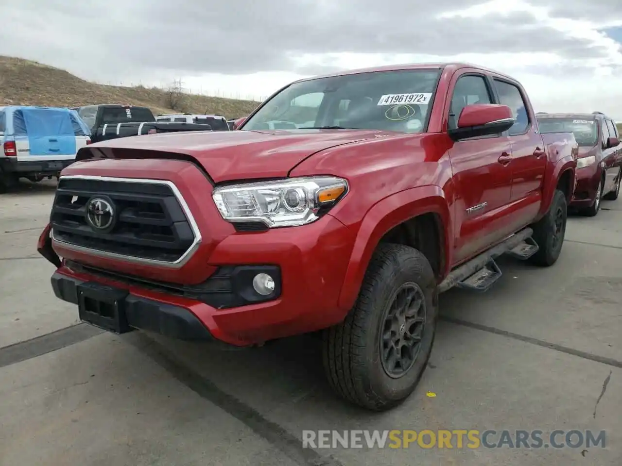 2 Photograph of a damaged car 3TMCZ5ANXMM386603 TOYOTA TACOMA 2021