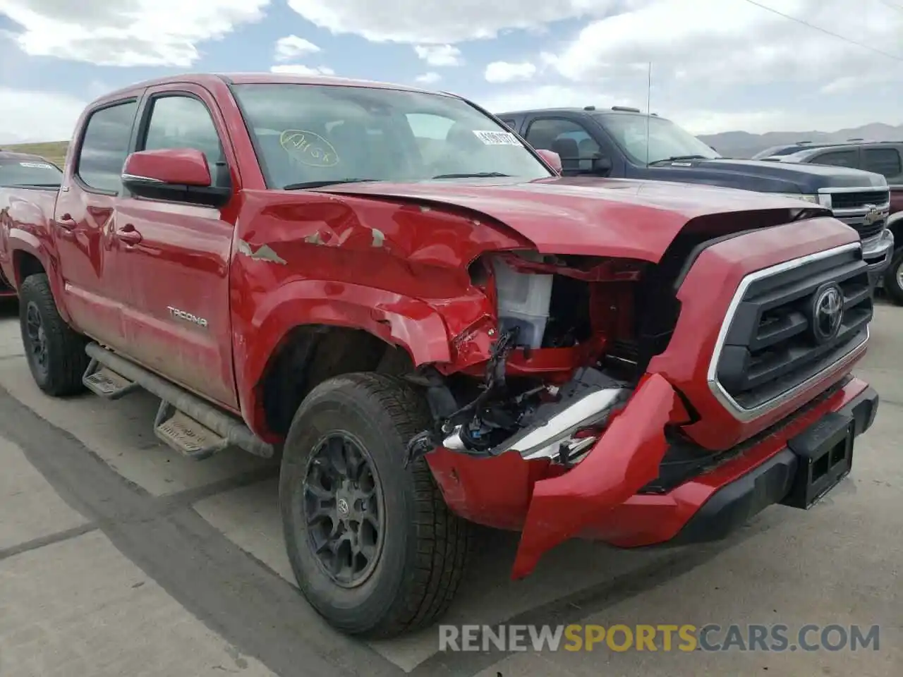 9 Photograph of a damaged car 3TMCZ5ANXMM386603 TOYOTA TACOMA 2021