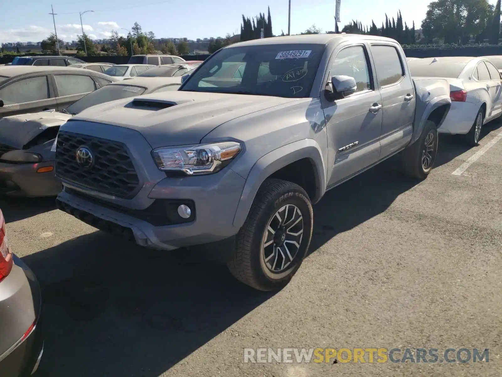 2 Photograph of a damaged car 3TMCZ5ANXMM386990 TOYOTA TACOMA 2021