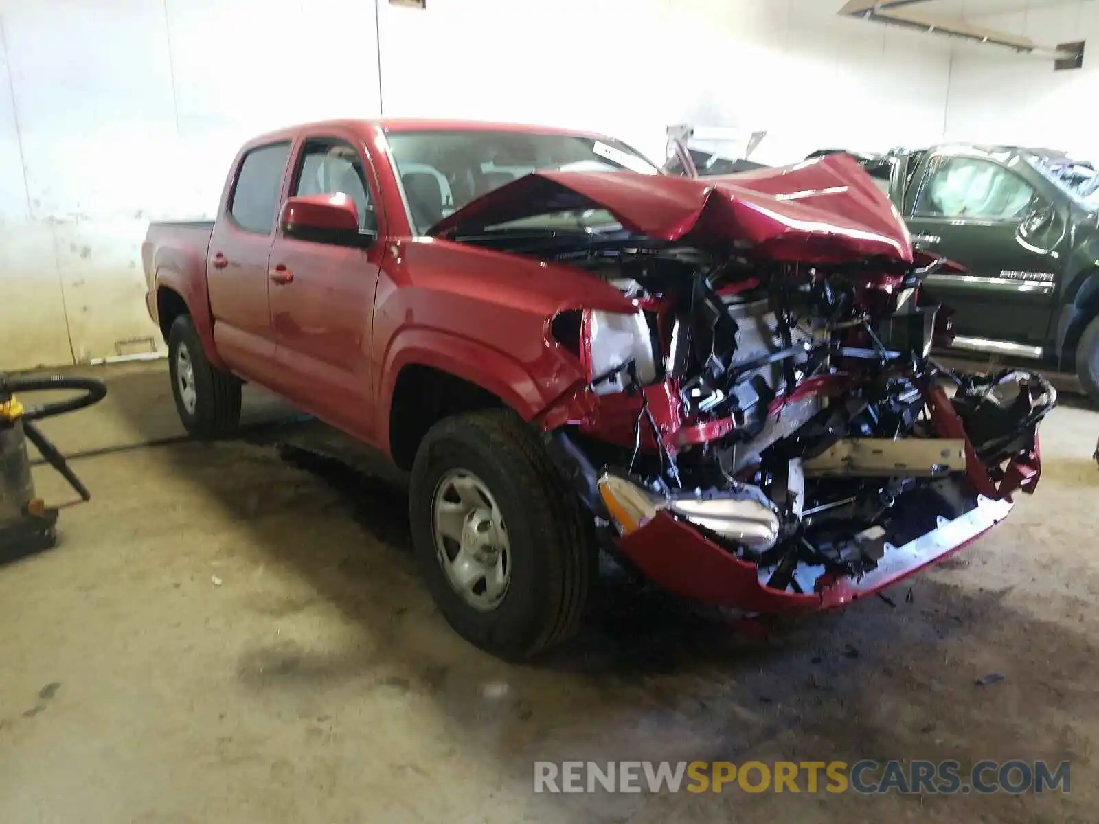 1 Photograph of a damaged car 3TMCZ5ANXMM391851 TOYOTA TACOMA 2021