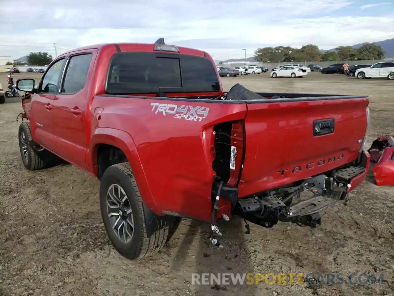 3 Photograph of a damaged car 3TMCZ5ANXMM394961 TOYOTA TACOMA 2021