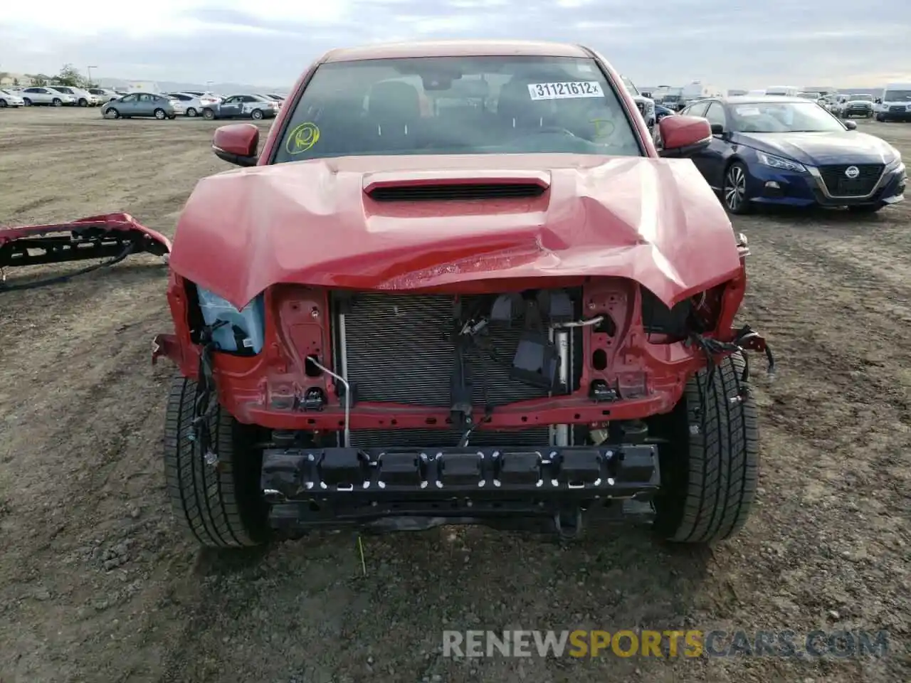 9 Photograph of a damaged car 3TMCZ5ANXMM394961 TOYOTA TACOMA 2021