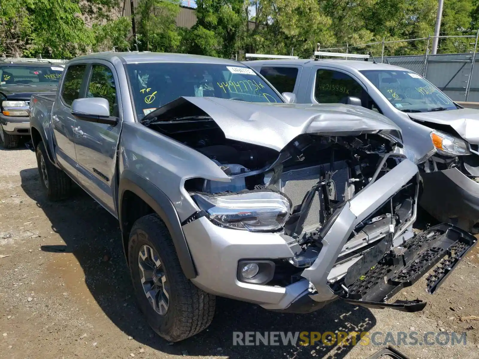 1 Photograph of a damaged car 3TMCZ5ANXMM398458 TOYOTA TACOMA 2021