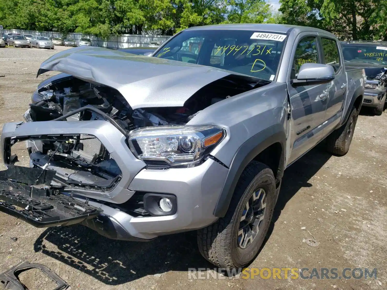 2 Photograph of a damaged car 3TMCZ5ANXMM398458 TOYOTA TACOMA 2021