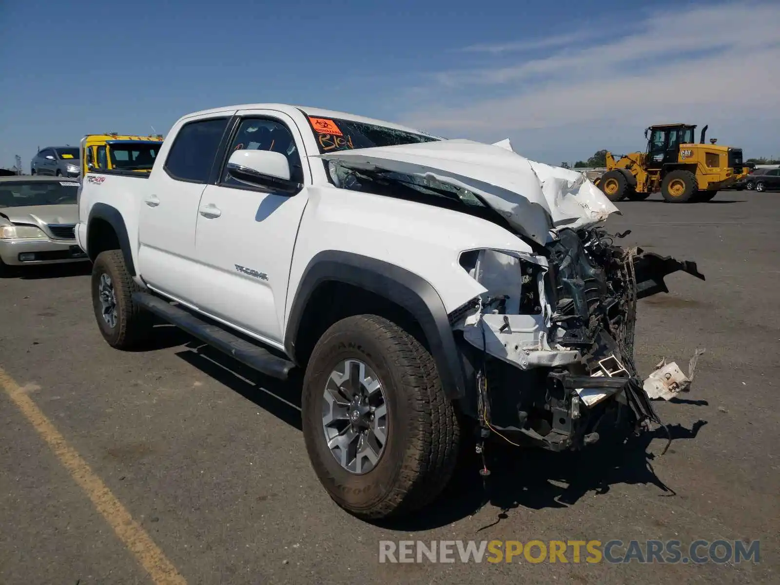 1 Photograph of a damaged car 3TMCZ5ANXMM399142 TOYOTA TACOMA 2021