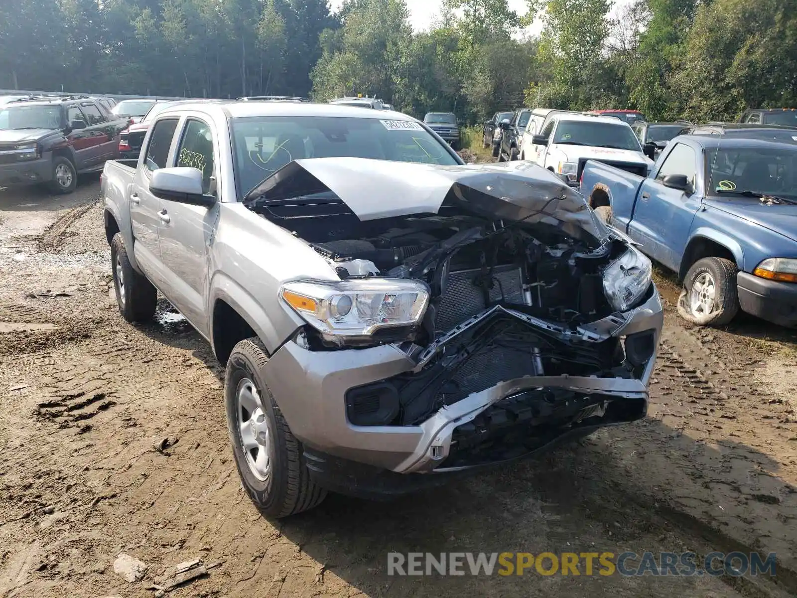 1 Photograph of a damaged car 3TMCZ5ANXMM401469 TOYOTA TACOMA 2021