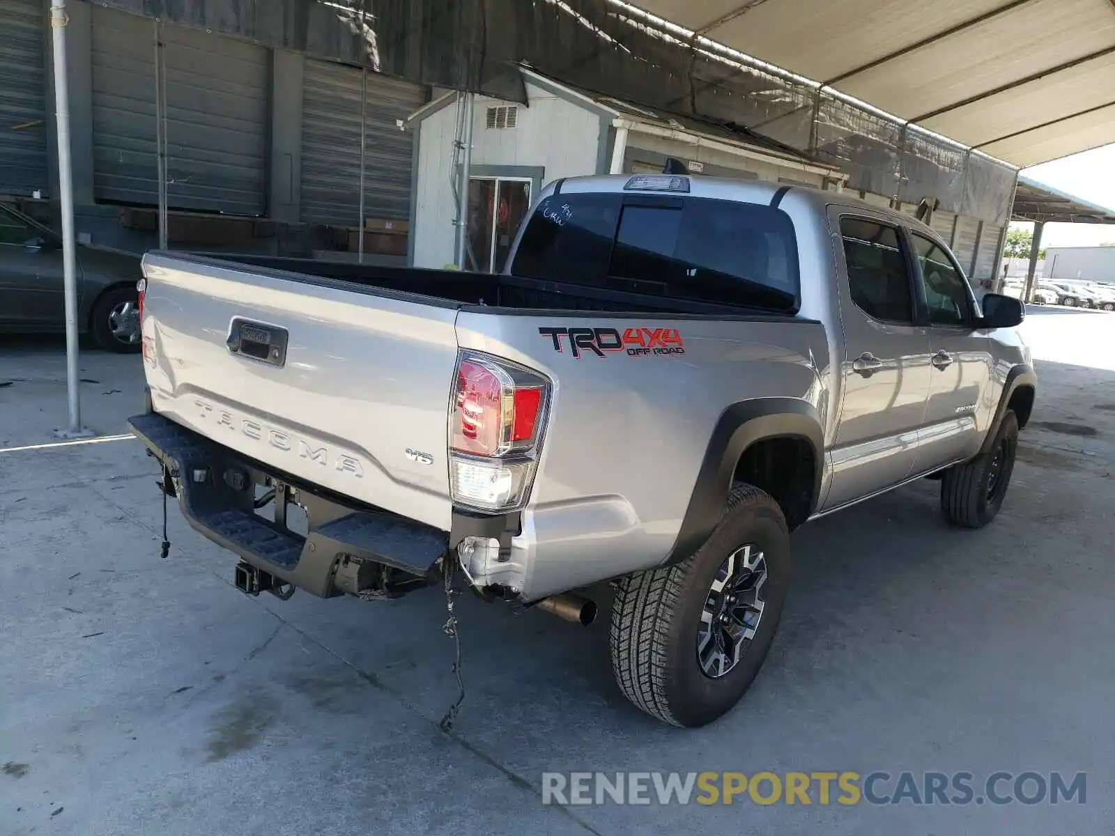 4 Photograph of a damaged car 3TMCZ5ANXMM401715 TOYOTA TACOMA 2021