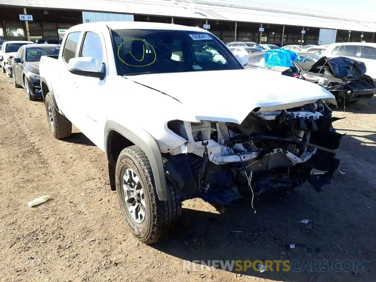 9 Photograph of a damaged car 3TMCZ5ANXMM403559 TOYOTA TACOMA 2021