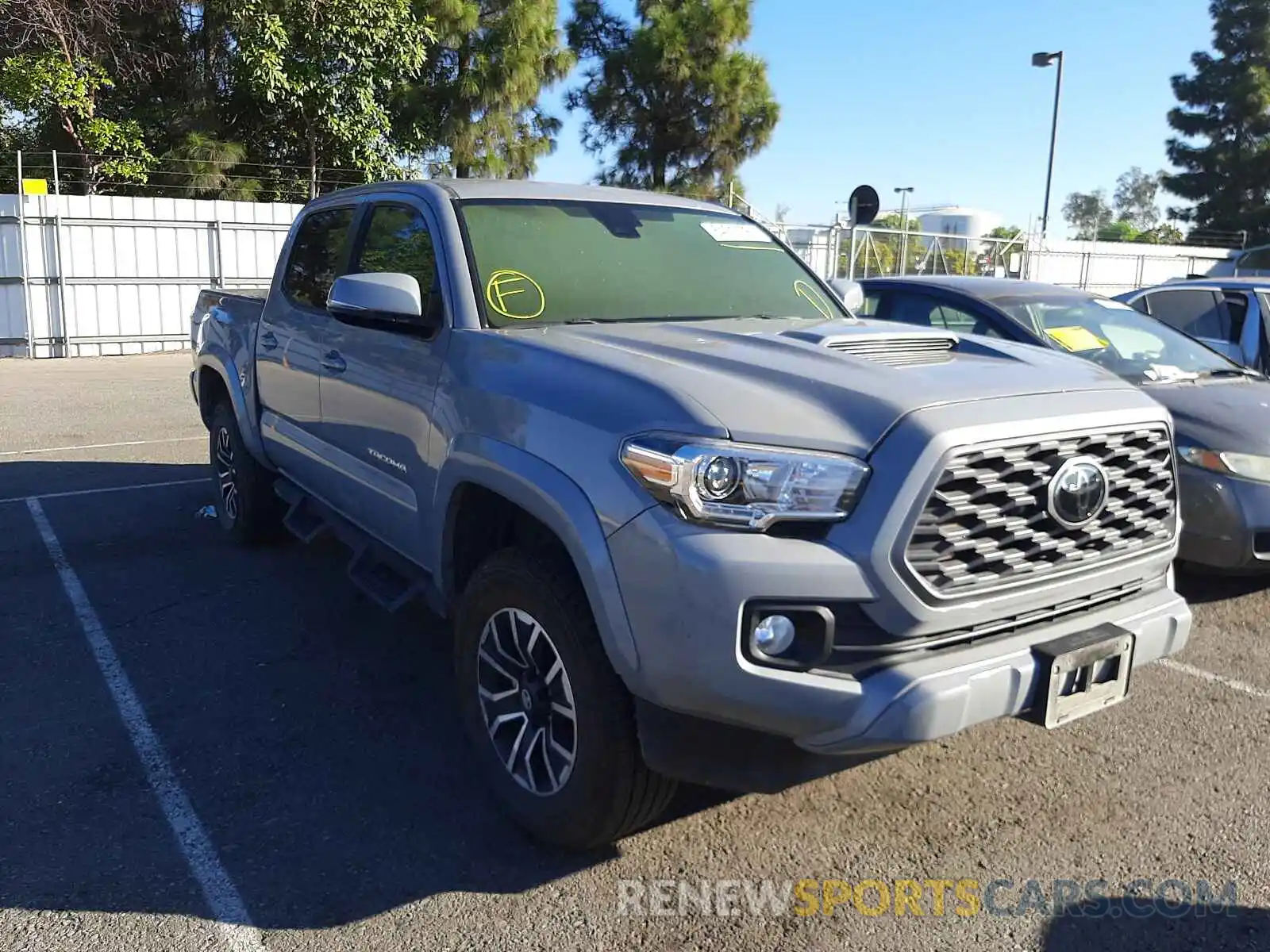 1 Photograph of a damaged car 3TMCZ5ANXMM403609 TOYOTA TACOMA 2021