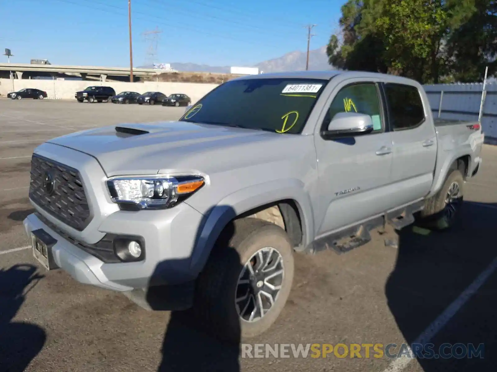 2 Photograph of a damaged car 3TMCZ5ANXMM403609 TOYOTA TACOMA 2021