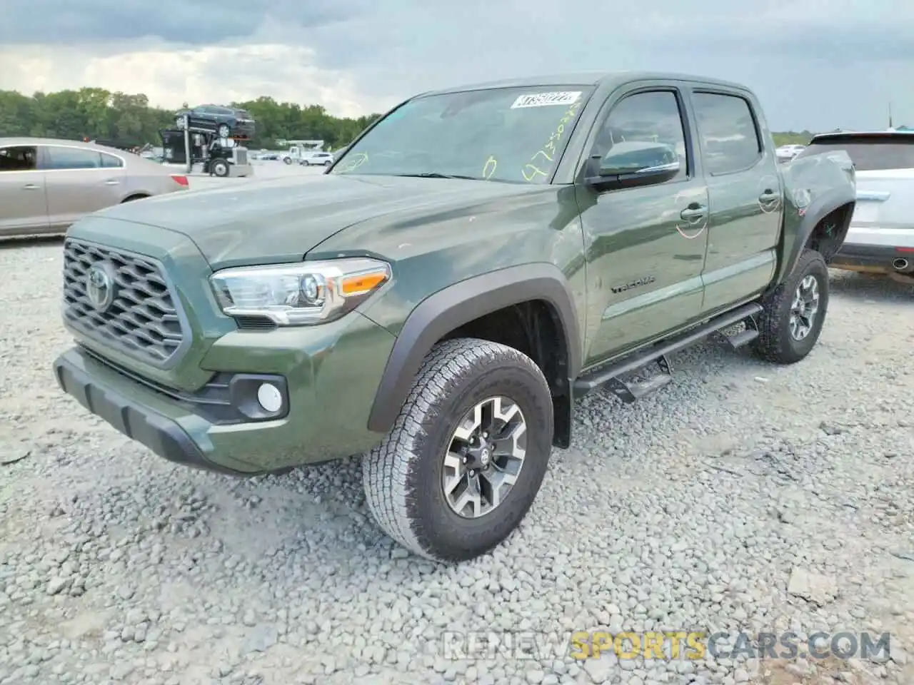 2 Photograph of a damaged car 3TMCZ5ANXMM407076 TOYOTA TACOMA 2021