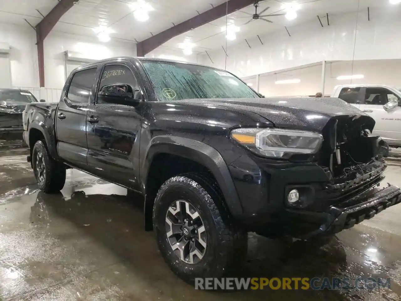 1 Photograph of a damaged car 3TMCZ5ANXMM416702 TOYOTA TACOMA 2021