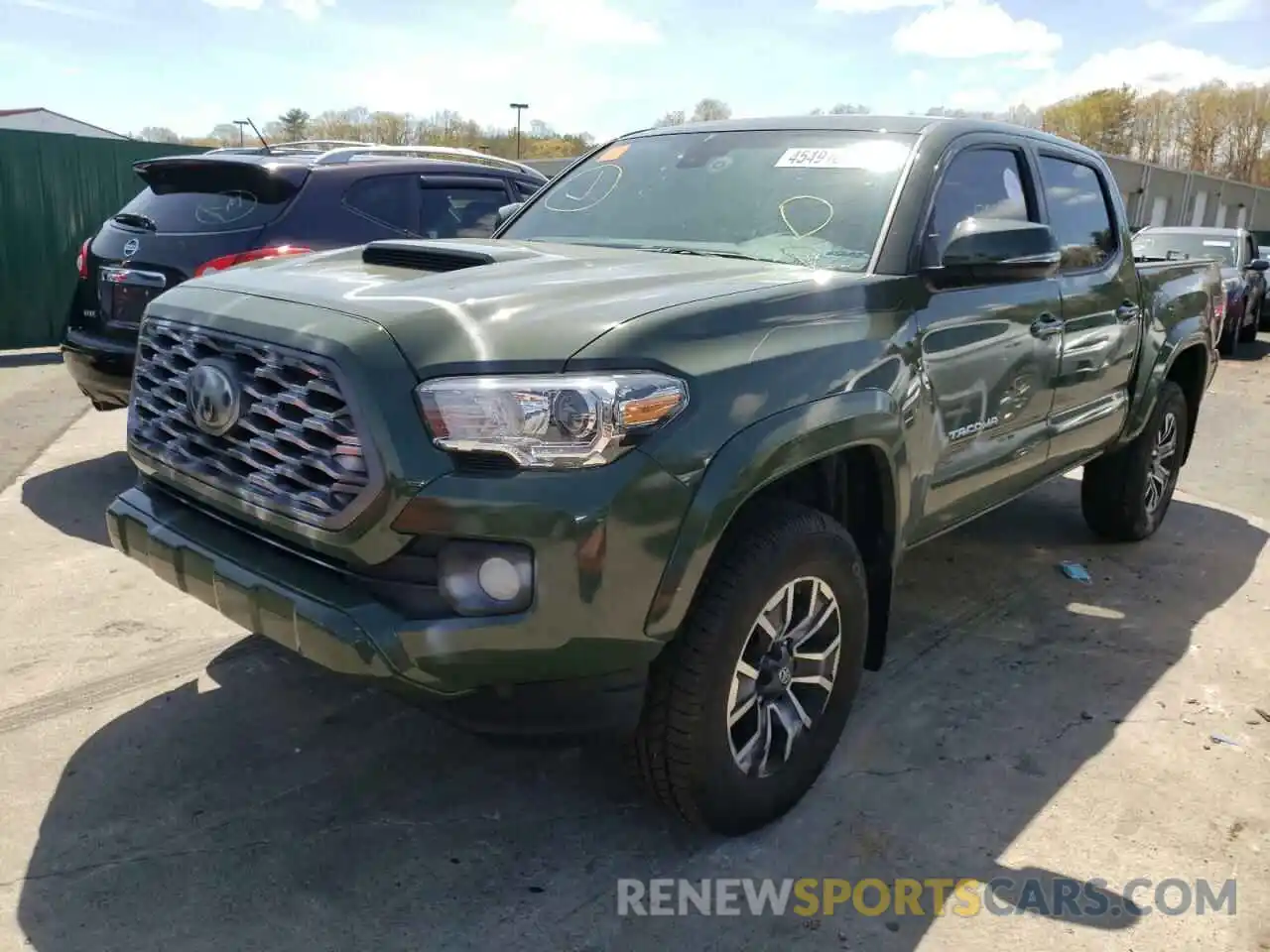 2 Photograph of a damaged car 3TMCZ5ANXMM417073 TOYOTA TACOMA 2021