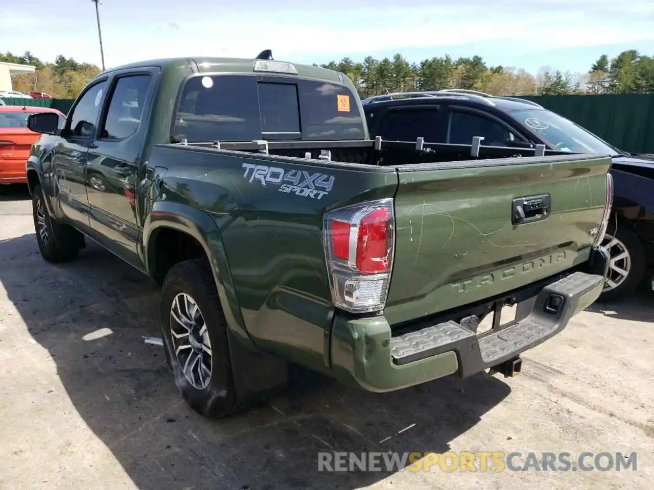 3 Photograph of a damaged car 3TMCZ5ANXMM417073 TOYOTA TACOMA 2021