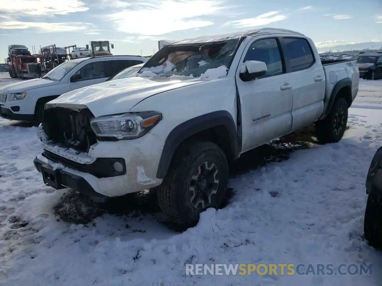 2 Photograph of a damaged car 3TMCZ5ANXMM422127 TOYOTA TACOMA 2021