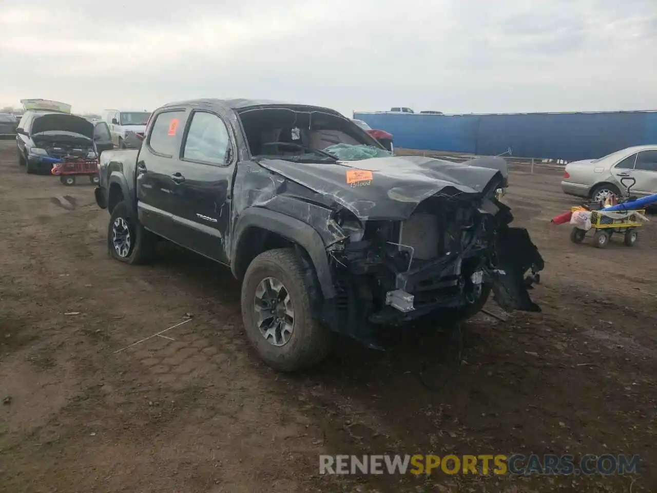 1 Photograph of a damaged car 3TMCZ5ANXMM422600 TOYOTA TACOMA 2021