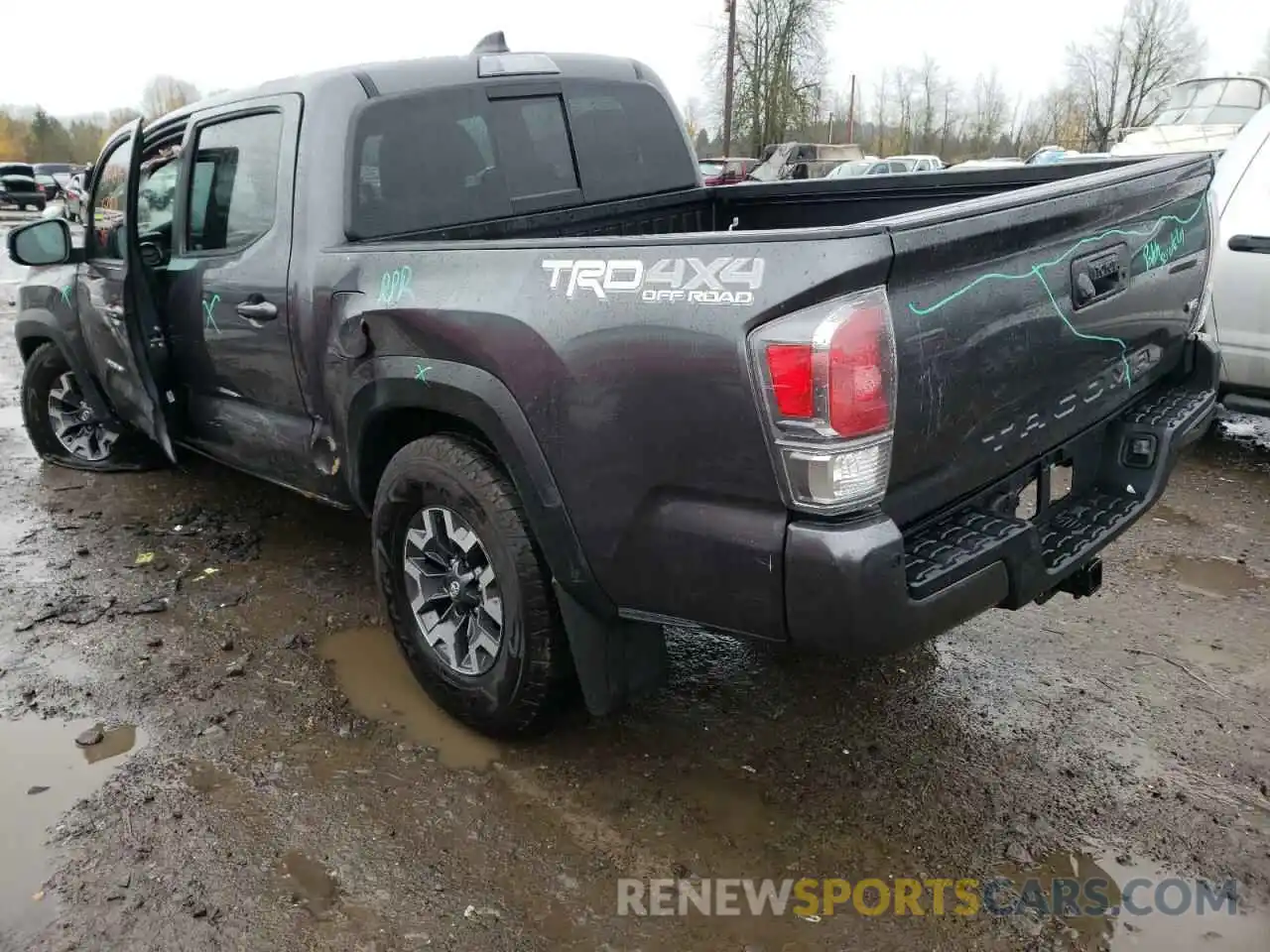 3 Photograph of a damaged car 3TMCZ5ANXMM423794 TOYOTA TACOMA 2021