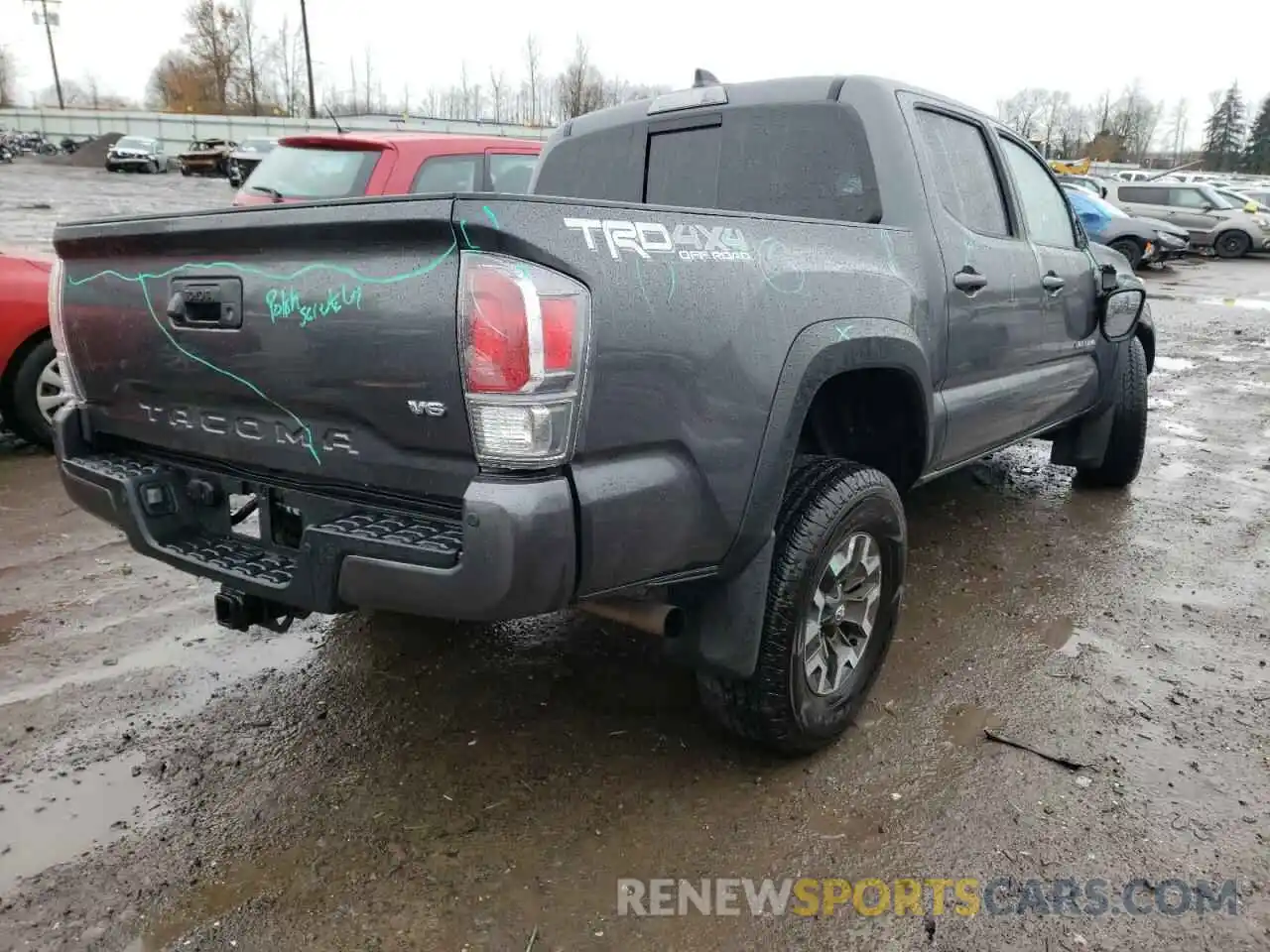 4 Photograph of a damaged car 3TMCZ5ANXMM423794 TOYOTA TACOMA 2021